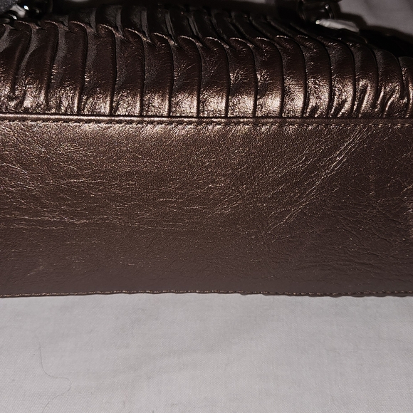 Coach Metallic Brown Shoulder Bag - Picture 9 of 9